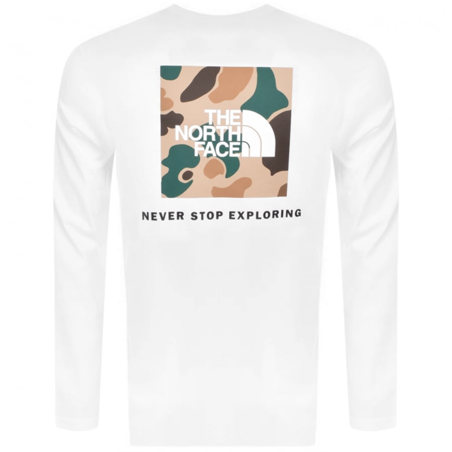 Alternative Image for ProductThe North Face Long Sleeve Redbox T Shirt White3